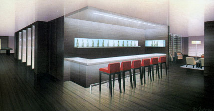 party room at 18 Yorkville