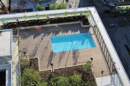 outdoor pool at 55 Bremner st
